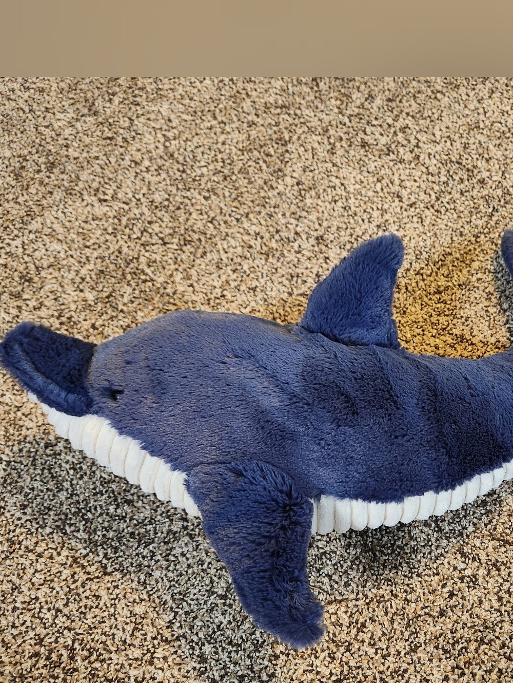Jellycat London Dana Dolphin Soft Blue Plush Rare Retired 2020
